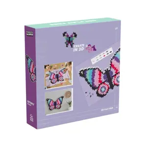 Plus Plus Butterfly Puzzle By Number